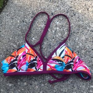 Rox mystify reversible swim top